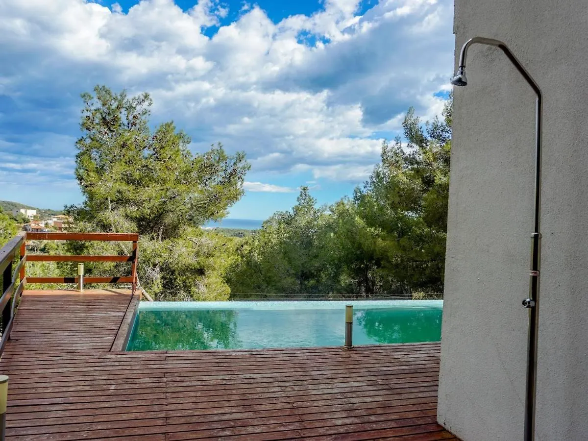 Preciosa Villa Con Vistas Al Mar Cunit