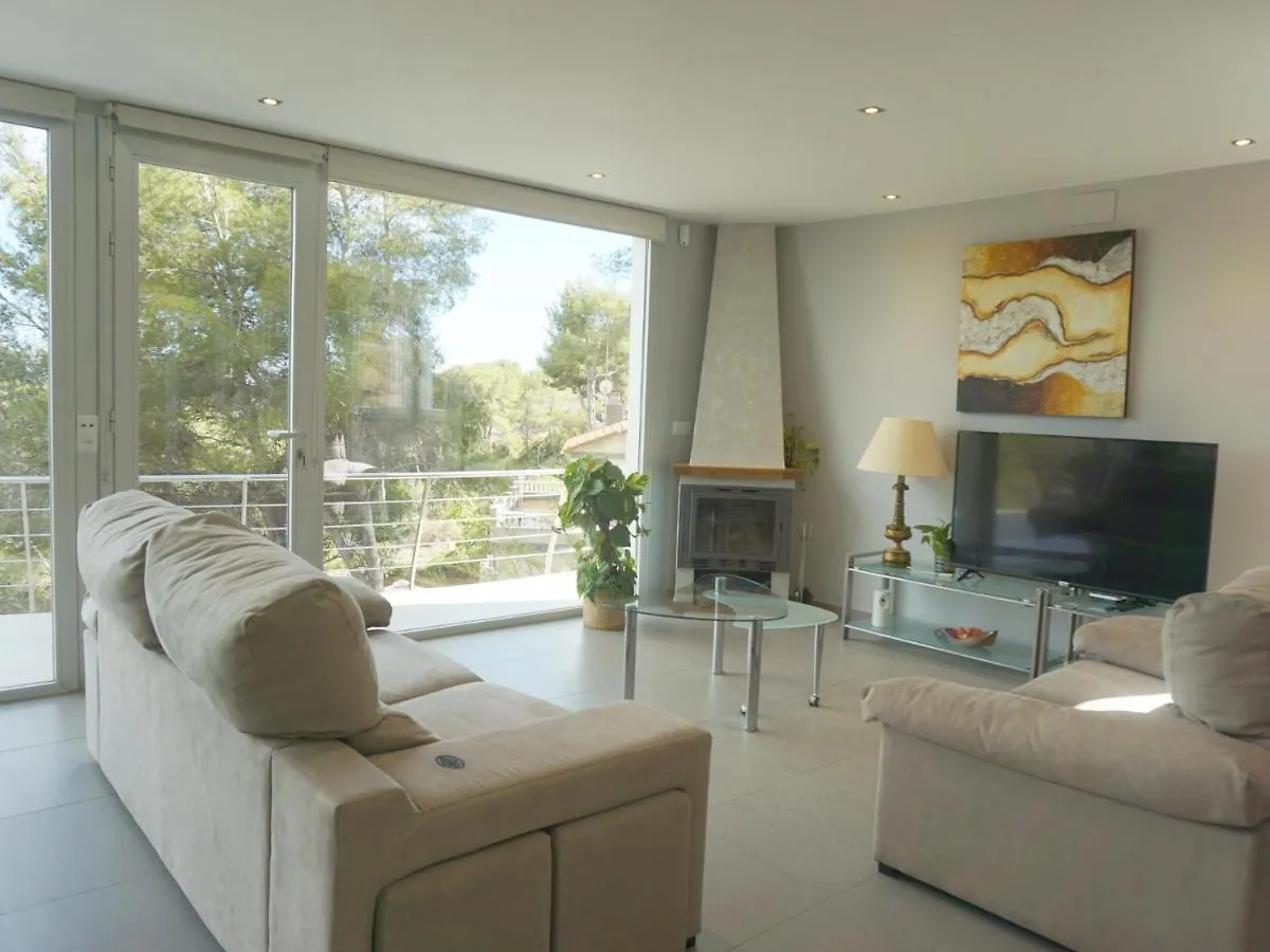 Сasa de vacaciones Preciosa Villa Con Vistas Al Mar Cunit España